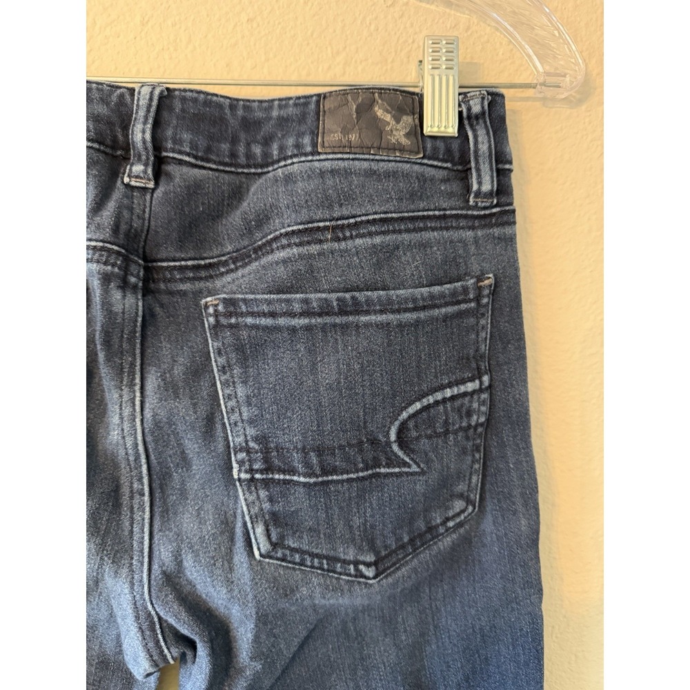 American Eagle Jeans Hi-Rise Jegging Dark Wash Stretch Size 6